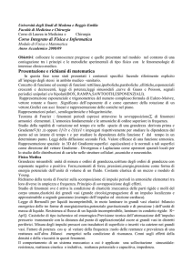 Programma Fisica Medica - Università degli Studi di Modena e