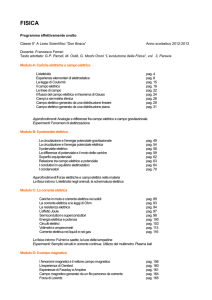 fisica - Istituto Salesiano Don Bosco