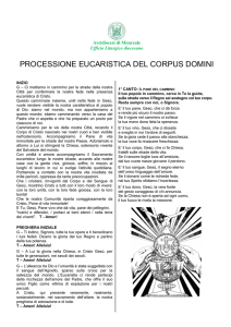 Testi Processione Corpus Domini