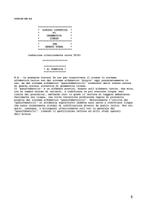 SINCIN-A1) sinossi grammaticale sintetica di lingua cinese