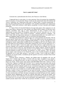 Ordinazioni presbiterali 24 settembre 2011