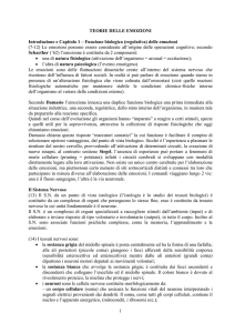 TEORIE DELLE EMOZIONI Introduzione e Capitolo 1 &ndash; Funzione