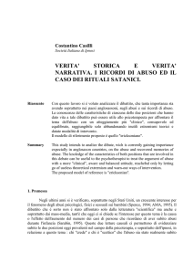 Scarica l`articolo - Centro di psicologia clinica ipnosi