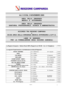 Regione Campania -ex art. 9 CCNL 2002