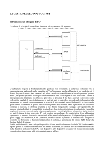 la gestione dell`input/output