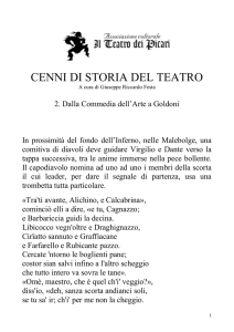 La Commedia dell`Arte si sviluppò in Italia nel