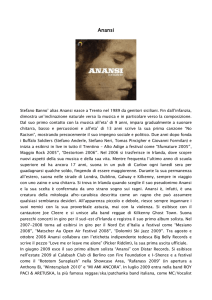 Anansi Stefano Banno` alias Anansi nasce a Trento nel 1989 da