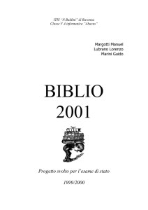 biblio 2001 - ITIS Baldini