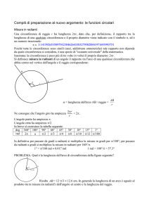 Compiti di preparazione al nuovo argomento: le