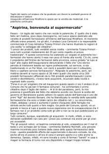Dal "Corriere Adriatico"  - Ordine dei Farmacisti di Pesaro