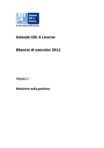 Scarica ALLEGATO 5 Relazione sulla gestione