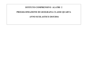 classe quarta - Istituto Comprensivo 2 Alatri "Sacchetti Sassetti"