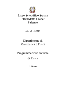 Programmaz_dipart_Fisica_Primo_Biennio - Liceo B Croce