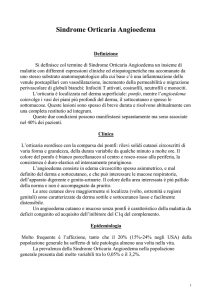 Sindrome Orticaria Angioedema