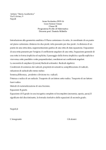 Istituto “Maria Ausiliatrice” Via E.Alvino, 9 Napoli Anno Scolastico