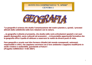curricolo_geografia - Istituto Comprensivo Centro 2 Brescia