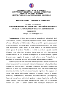 Simposio Perugia Call for papers italiano e portugues DEFIN
