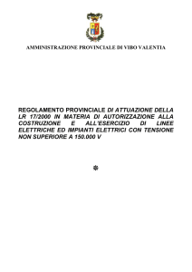 AMMINISTRAZIONE PROVINCIALE DI VIBO VALENTIA