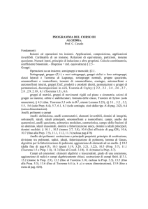 prog.98/99 - Dipartimento di Matematica e Informatica "Ulisse Dini"