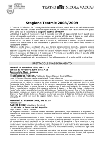 Stagione Teatrale 2008/2009
