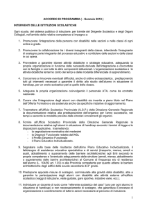 ACCORDO DI PROGRAMMA - Istituto Comprensivo di Poirino