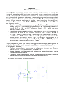 Amplificatori operazionali - Parte I