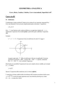 CURVE ALGEBRICHE