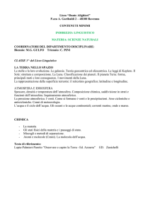 materia: scienze naturali - Liceo Classico "Dante Alighieri"