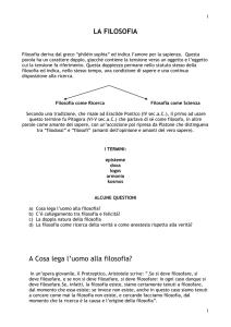 Filosofia al biennio