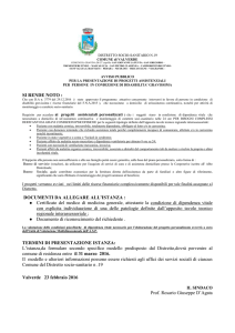 DISTRETTO SOCIO-SANITARIO N.19 COMUNE di VALVERDE