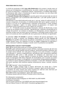 biocultura - Unione Comuni Garfagnana