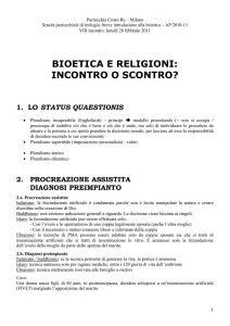 08 - BIOETICA e RELIGIONI - Parrocchia Cristo Re Milano