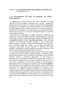 3.3. La determinazione del reddito di equilibrio in presenza del