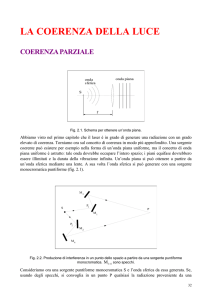 la coerenza della luce