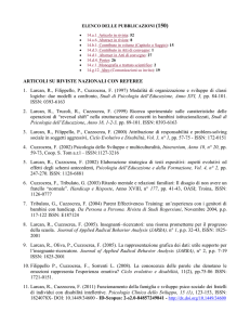 elenco delle pubblicazioni - Università degli Studi di Messina