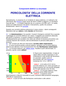 Componenti elettrici La sicurezza