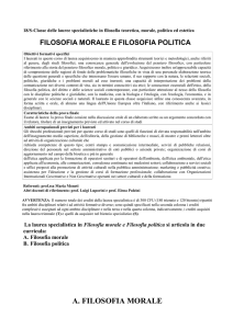 a. filosofia morale - Scuola di Studi Umanistici e della Formazione