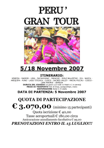 gran tour 2007 novembre