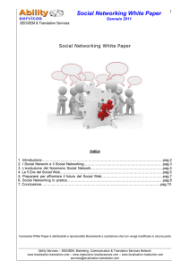 Social Networking White Paper