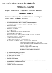 Programma Chimica e Biologia Giorgio IBs