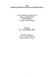Associazione Italiana di Psicologia - Digilander