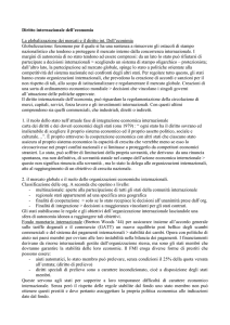 diritto int. dell`economia