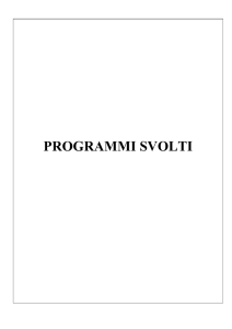 Programmi V CS - Istituto Magistrale GB Vico