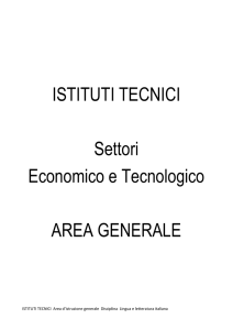 Area Generale Istituti Tecnici