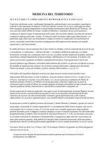 Documento sulla medicina del territorio, a cura di Claudio Cricelli