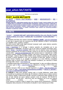 post_aXion MUTANTE - Autistici/Inventati