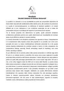 Scarica il documento - Società Italiana di Scienze Sensoriali