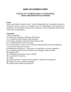 2006/`07 - Corso di Laurea in Medicina e Chirurgia