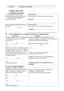 SFERA 4 scheda per lo studente