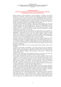 il diritto di asilo - Fondazione Cassa di Risparmio di Trento e Rovereto